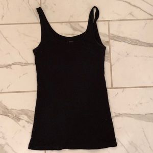 Loft small black basic cotton tank